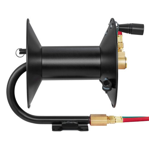 Welding Hose Reel Hand Crank Rewind Hose Reel with 3FT Leadin Hose and 916