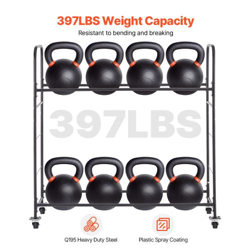 Rolling Tire Storage Rack 2Shelf Holder And Transport Trailer For Garage