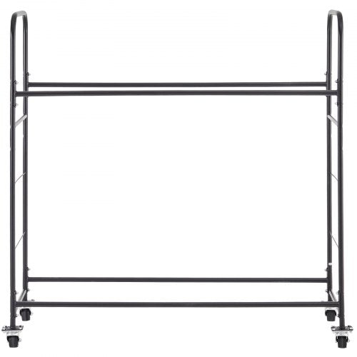 Rolling Tire Storage Rack 2Shelf Holder And Transport Trailer For Garage