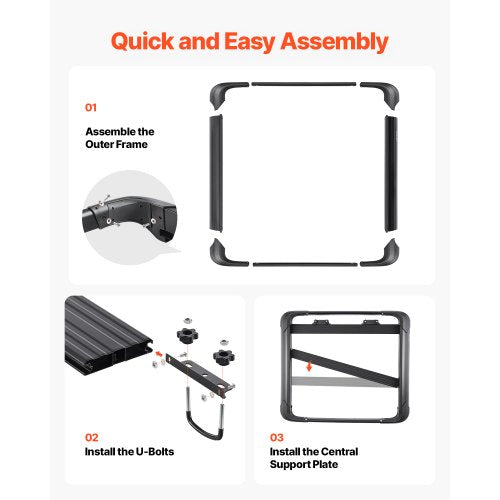 Roof Rack Cargo Carrier 48 X 40 5.6 In Universal Rooftop Basket Car Top Luggage