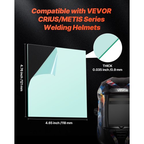 Welding Helmet Outer Cover Lens 20Pcs 476 X 465 Outside Replacement Filter