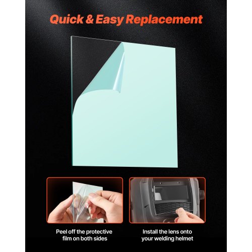 Welding Helmet Outer Cover Lens 20Pcs 476 X 465 Outside Replacement Filter