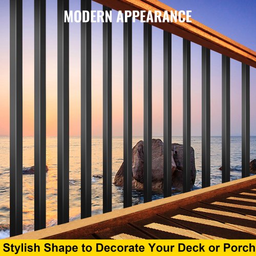Deck Balusters 101 Pack Metal Spindles 26X075 Staircase Baluster With Screws lb