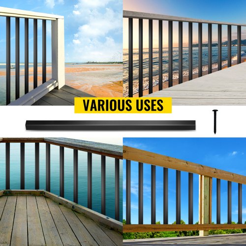 Deck Balusters 101 Pack Metal Spindles 26X075 Staircase Baluster With Screws lb