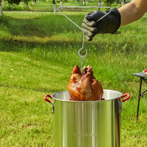 Turkey Deep Fryer 30qt Turkey 10qt Fish Steamer Cooker Set Outdoor