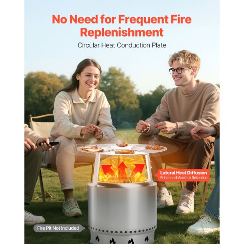 Fire Pit Heat Deflector for Solo Stove Yukon 20 inch Bonfire Heat Warden
