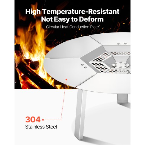 Fire Pit Heat Deflector for Solo Stove Yukon 20 inch Bonfire Heat Warden