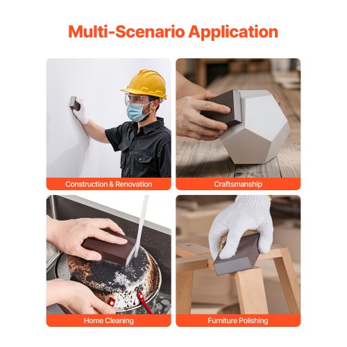 Sanding Sponge 4 Pcs 6080120220 Grit Assortment Washable and Reusable
