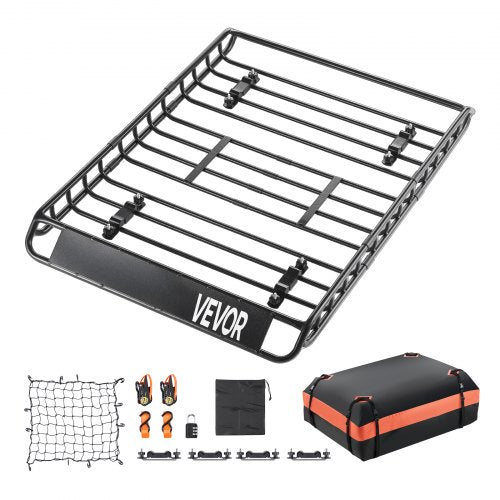 Roof Rack Basket 51 X 36 4.1 In Universal Rooftop Cargo Carrier With 1120 870