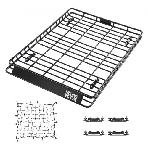 Roof Rack Basket 64 X 50 4.1 In Universal Rooftop Cargo Carrier With Two 354