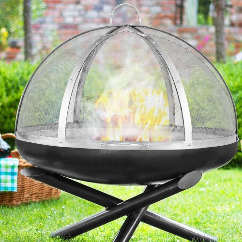 Firepit Spark Screen Lid 36 Diameter Outdoor Firepit Ring Cover Round
