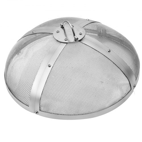 Fire Pit Spark Screen Round 20 Reinforced Heavy Duty Steel Metal Cover