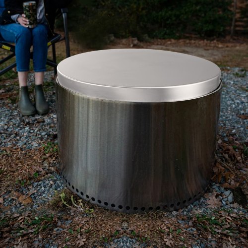 Fire Pit Cover Lid 20 Portable Firepit Spark ScreenStainless Steel Steel