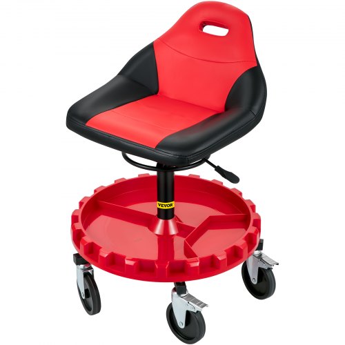Rolling Gear Seat 300LBS Capacity 1823 Height Adjustable Mobile