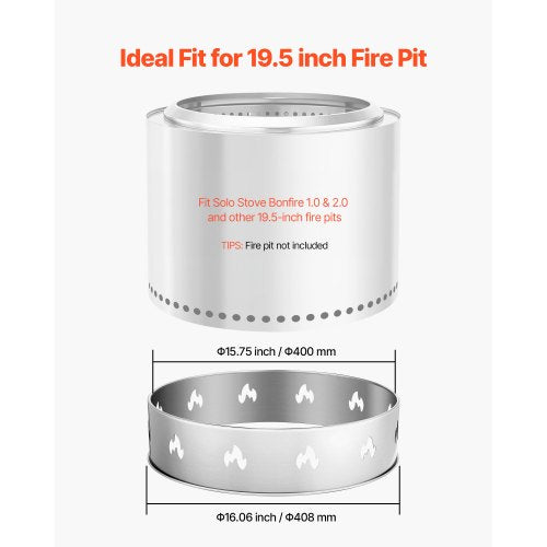Fire Pit Stand for Solo Stove Bonfire19.5 Inch Smokeless Fire Pit