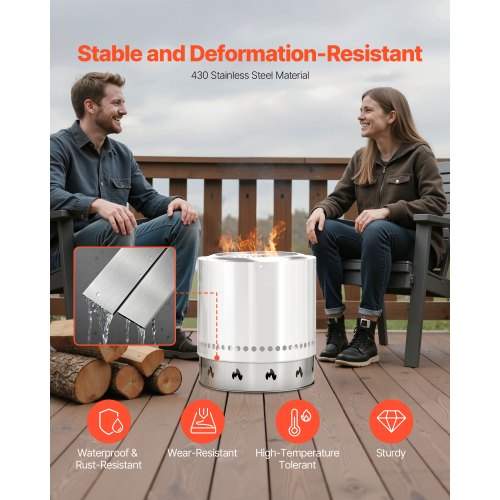 Fire Pit Stand for Solo Stove Bonfire19.5 Inch Smokeless Fire Pit