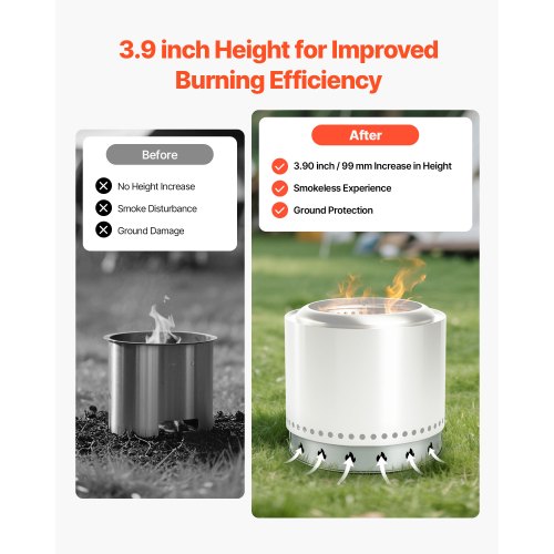 Fire Pit Stand for Solo Stove Bonfire27 Inch Smokeless Fire Pit