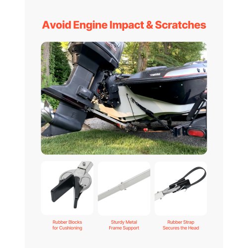 Transom Saver 2335 in Adjustable Boat Transom Saver with Composite Head