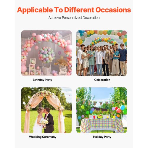Wedding Arch Backdrop Stand Set of 3 Metal Stable Stand with Case