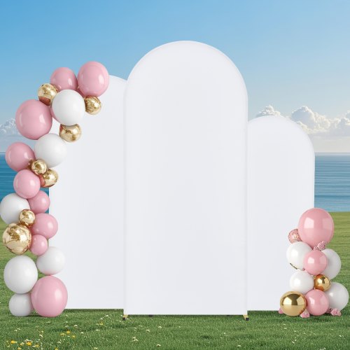 Wedding Arch Backdrop Stand Set of 3 Metal Stable Stand with Case