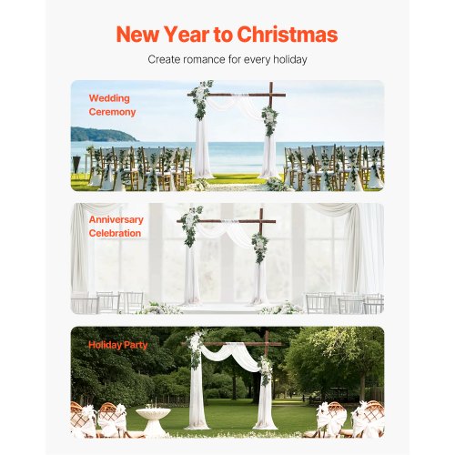 Artificial Wedding Arch Flowers Kit White Wedding Arch Flowers with Drapes