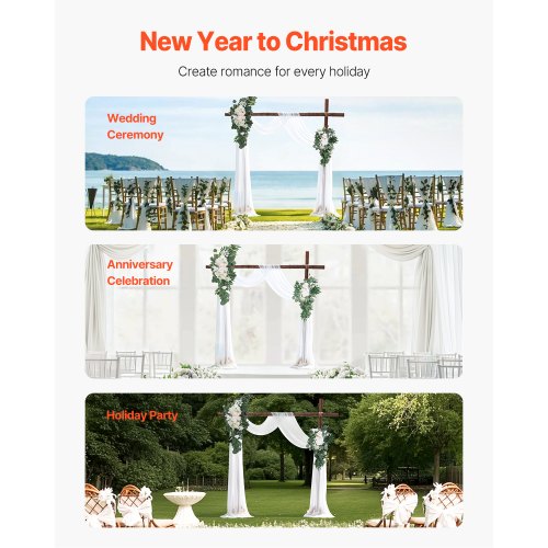 Artificial Wedding Arch Flowers Kit White Wedding Arch Flowers with Drapes