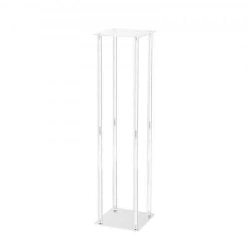 2PCS 315inch High Wedding Flower Stand With Acrylic LaminateAcrylic Vase