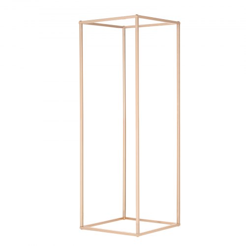2PCS 315inch High Wedding Flower Stand Metal Vase Column Geometric