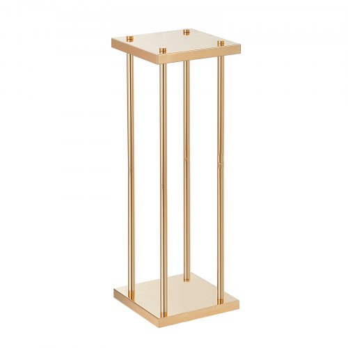 4PCS Gold Metal Column Wedding Flower Stand 315inch High With Metal