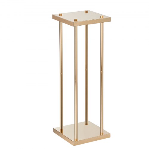 4PCS Gold Metal Column Wedding Flower Stand 236inch High With Metal