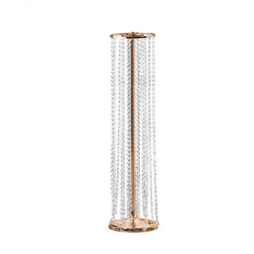 4PCS 3543inch Tall Crystal Wedding Flowers Stand Luxurious Centerpieces