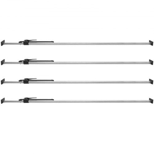 Cargo Bar Ratcheting Adjustable From 89 To 104 Heavyduty Steel Stabilizer With