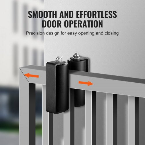 Sliding Gate Kit 6” Rolling Gate Hardware Kit Ctype Bracket Heavy Duty