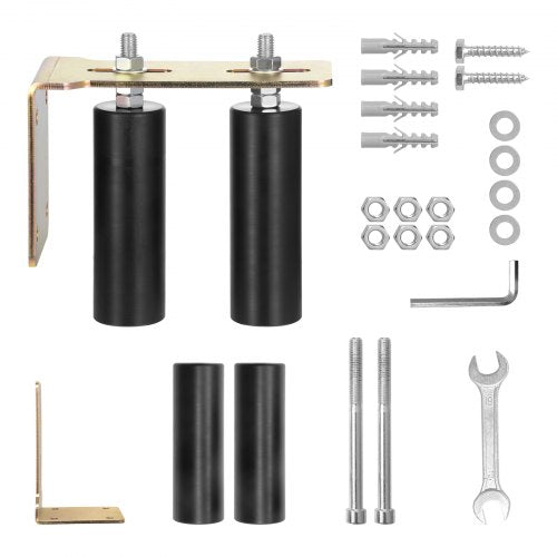 Sliding Gate Kit 6” Rolling Gate Hardware Kit with LBracket Universal