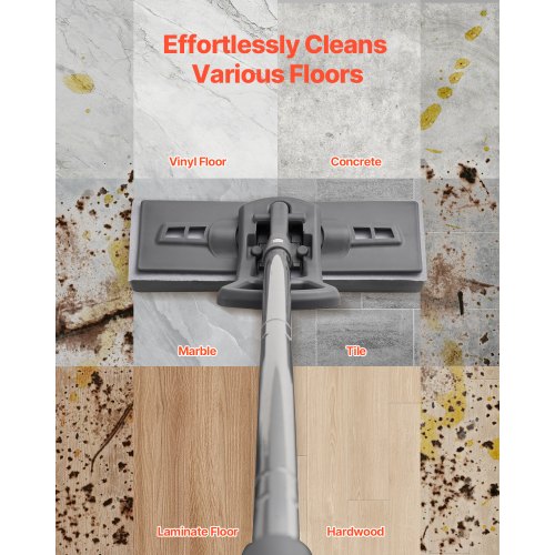 Sponge Mop Replacement 2Piece High Density Wider PU Sponge Mop Head