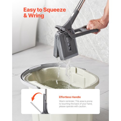 Sponge Mop HighDensity PU Sponge Mop with 1 Pcs Sponge Mop Replacement