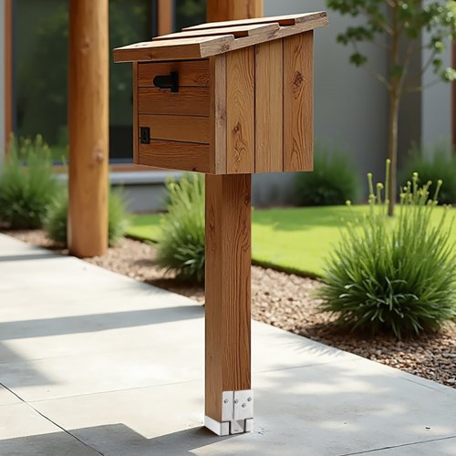 6x6 Post Base 10 Pcs Inner Size 549x557inch1395x141.5mm Concrete Post