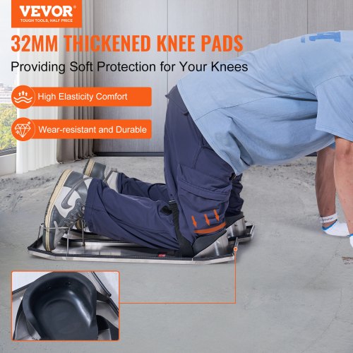 Concrete Knee Boards Stainless Steel 28 x 8 Concrete Sliders Knee