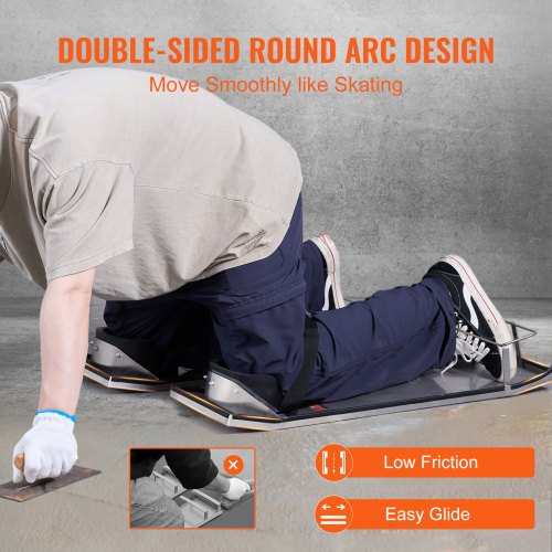 Concrete Knee Boards Stainless Steel 30 x 10 Concrete Sliders Knee