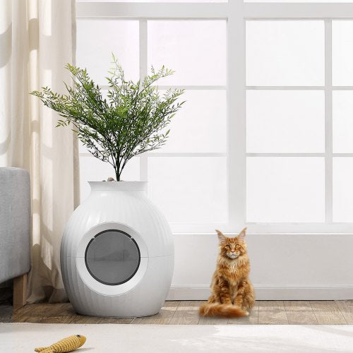 Plant Cat Litter Box Smart Odor Control System Hidden Cat Litter Box with 948