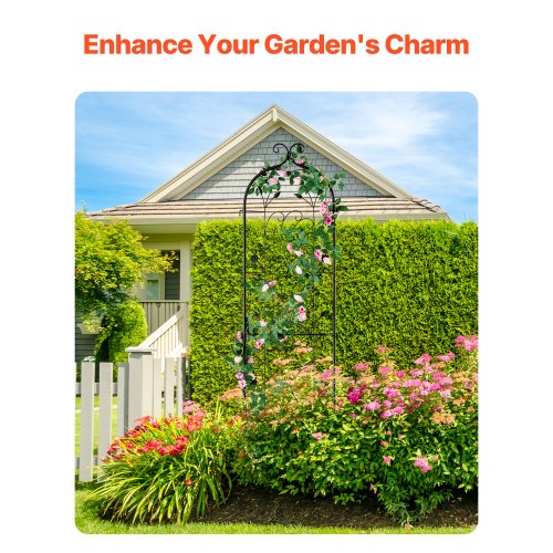 Garden Trellis for Climbing Plants 60 x 15 in Rustproof Metal Garden