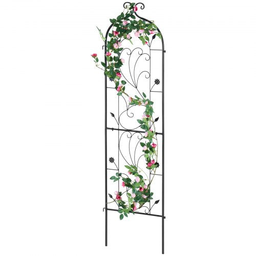Garden Trellis for Climbing Plants 60 x 15 in Rustproof Metal Garden