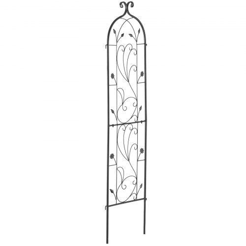 Garden Trellis for Climbing Plants 60 x 15 in Rustproof Metal Garden