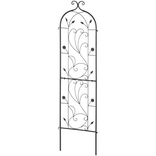 Garden Trellis for Climbing Plants 60 x 15 in Rustproof Metal Garden