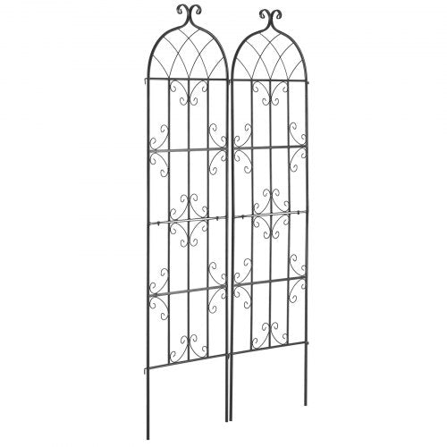 Garden Trellis for Climbing Plants 71 x 20 in 2 Packs Rustproof Metal