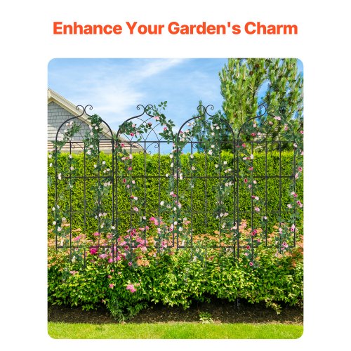 Garden Trellis for Climbing Plants 71 x 20 in 4 Packs Rustproof Metal