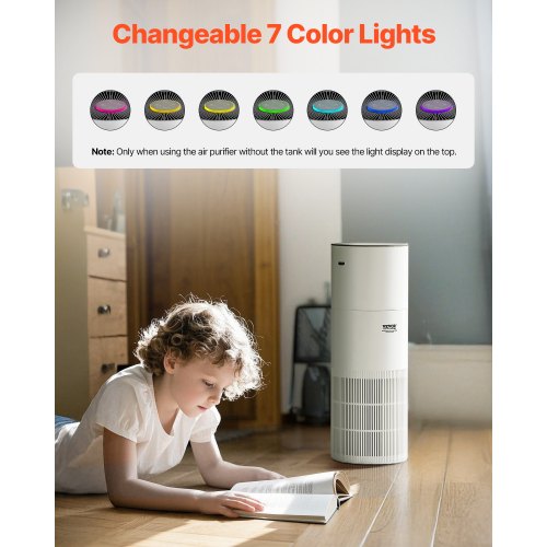 Air Purifier Covers Up to 1090 ft² in One Hour True HEPA 11 Filter 22dB