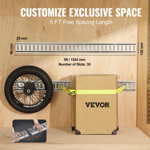 E Track TieDown Rail Kit 24PCS 5 ETracks Set Includes 8 Steel Rails 8