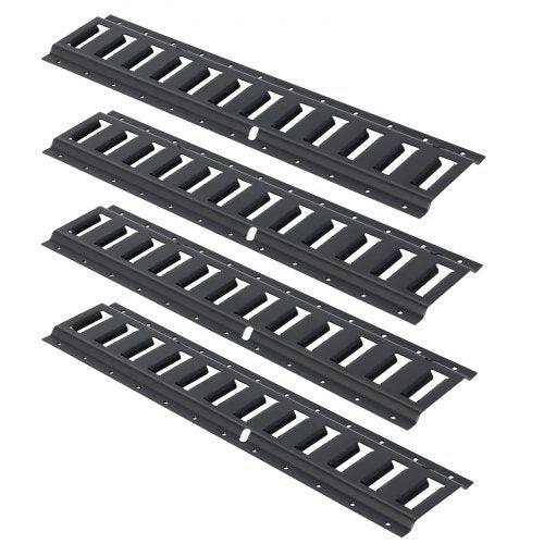 E Track Tie Down Rail Kit 2 Steel Rails 4 Pack Secure Cargo Heavy