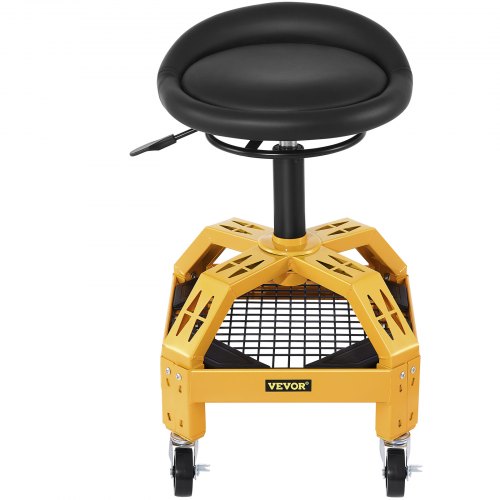 Rolling Garage Stool 300LBS Capacity Adjustable Height from 24 in to 287